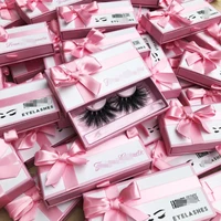 Wholesale Fake Eyelashes Packaging Box 25mm Mink Eyelashes DIY Custom Logo Magnetic Packing Box Lashes Gift Box Package 1
