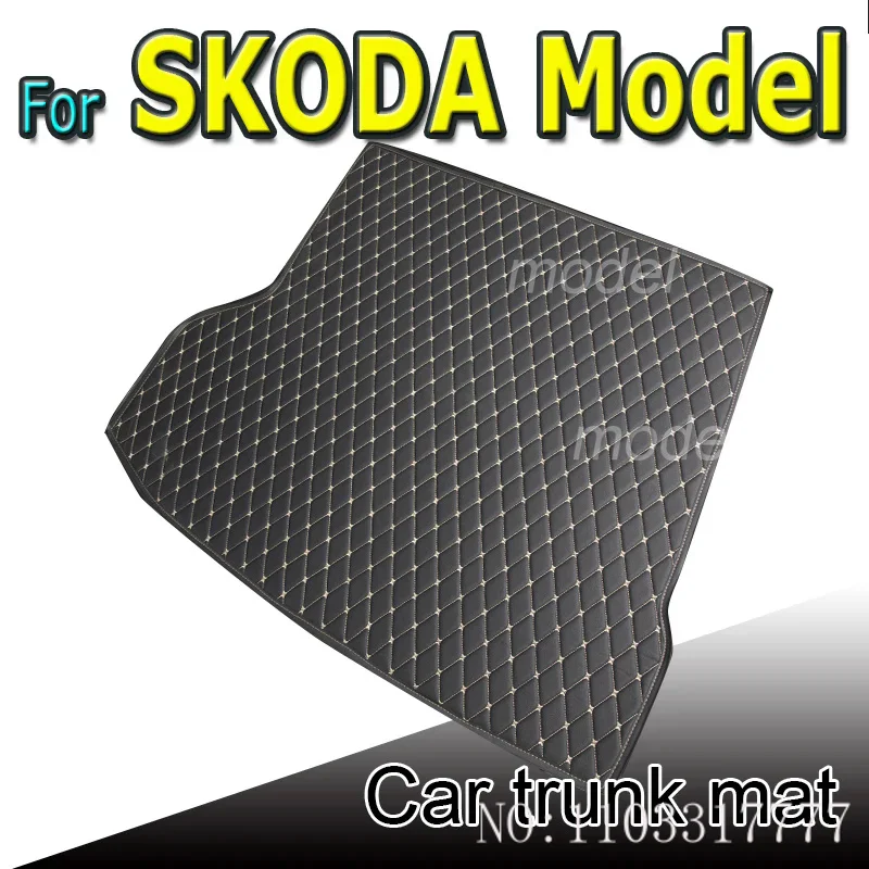Tappetino Per Bagagliaio Impermeabile Per Skoda Rs Karoq Superb Combi Scala Yeti Octavia Estate Cargo Liner Boot Tappeti