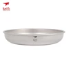 Keith Titanium Plate Camping Titanium Dishes 150ml-450ml Saucer Outdoor Tableware Camping Plates Cutlery 30g-70g Ti5362/Ti5368 2