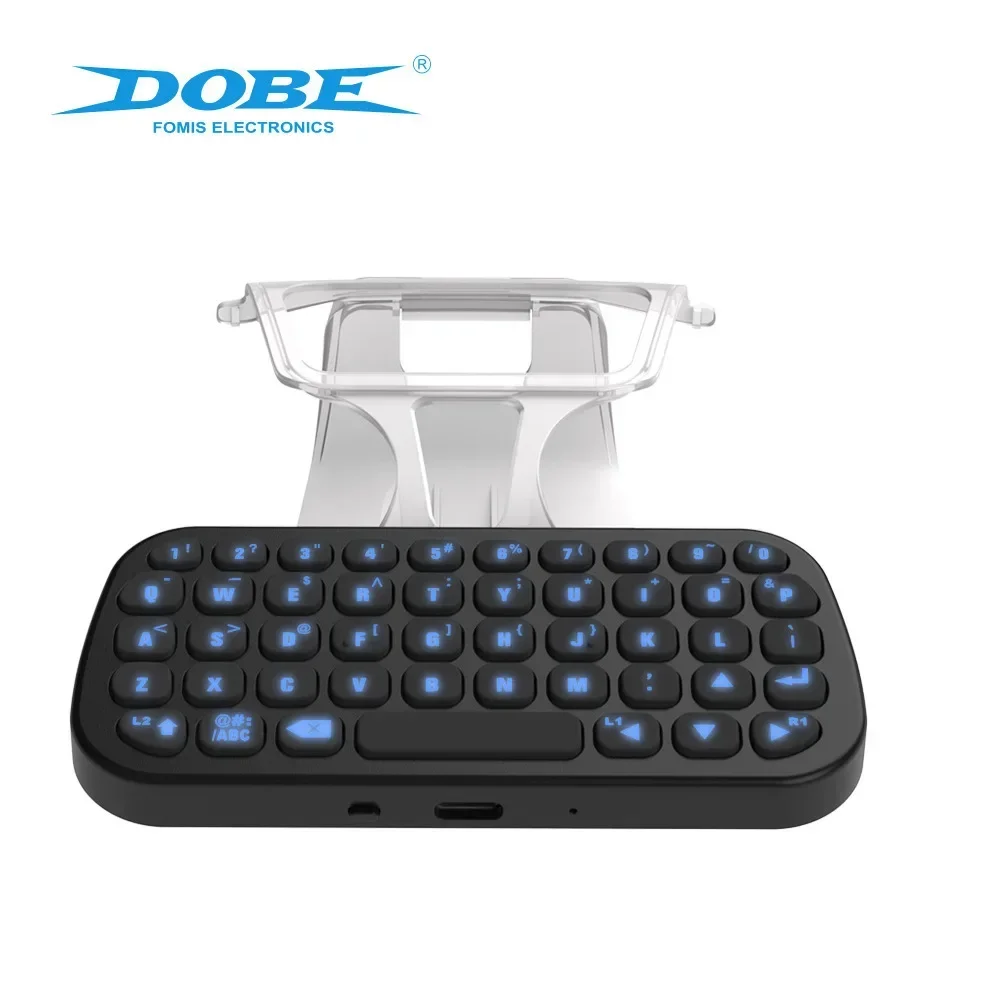 2024 Gaming Wireless 3.0 Keyboard 3.5mm Controller for PS5 PlayStation 5 DualSense Gamepad Mini Keypad Built-in Speaker 2