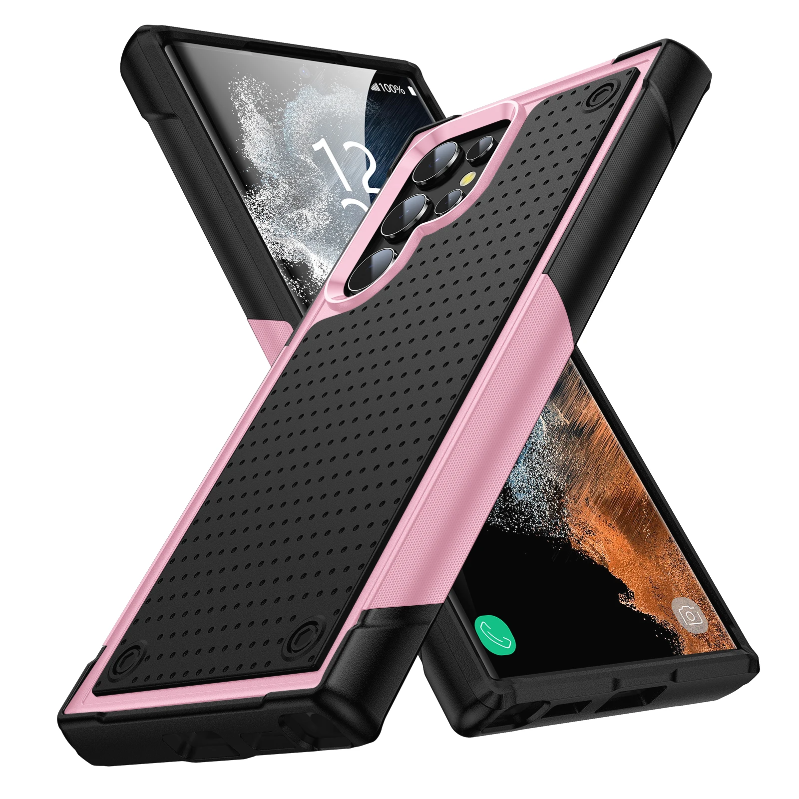 Shockproof Armor Hard Phone Case - Durable Protection Cover