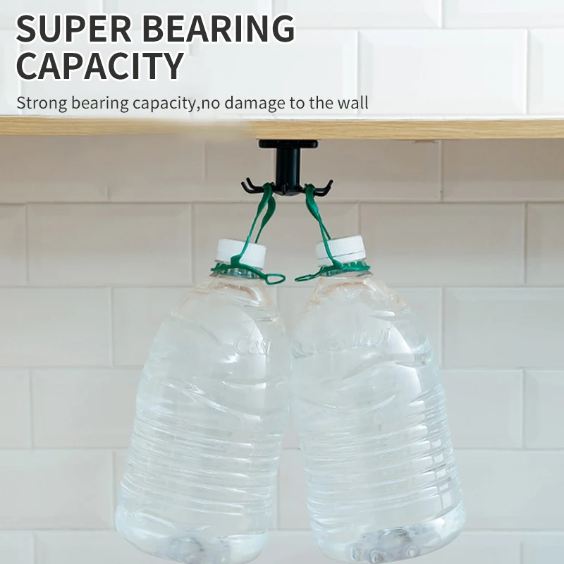Rotating Kitchen Hooks Rack 3
