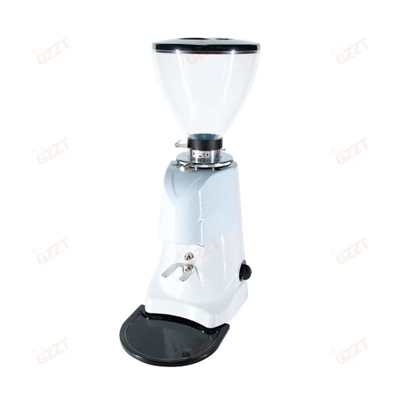 GZZT Semi-automatic Grinding Machine 64mm Stainless Steel Flat Knife Straight-out Grinding Powder Maker Grinder for Espresso itop tcg64 commercial coffee grinder 64mm flat burr 1000g bean hopper time quantification espresso coffee grinding machine