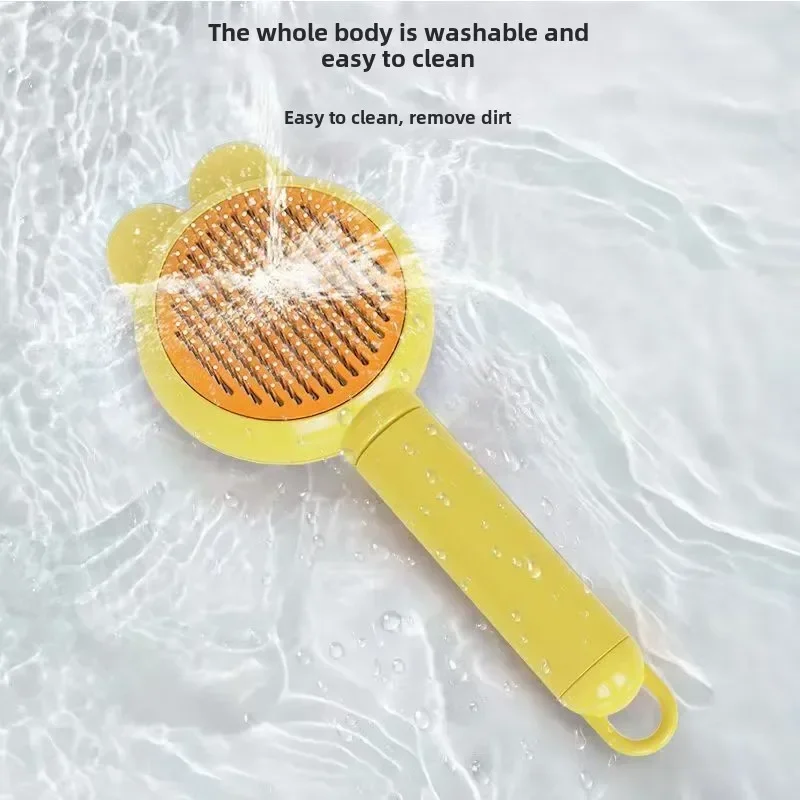 Rabbit ears comb brush cat special dog cleaning massage comb stroking cats artifact