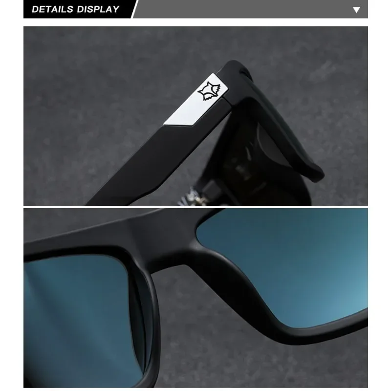 New Fox Knight Brand Square Sunglasses Women Men High Quality Glasses Outdoor Riding Fishing Sun Glasses Retro Shades Uv400 5