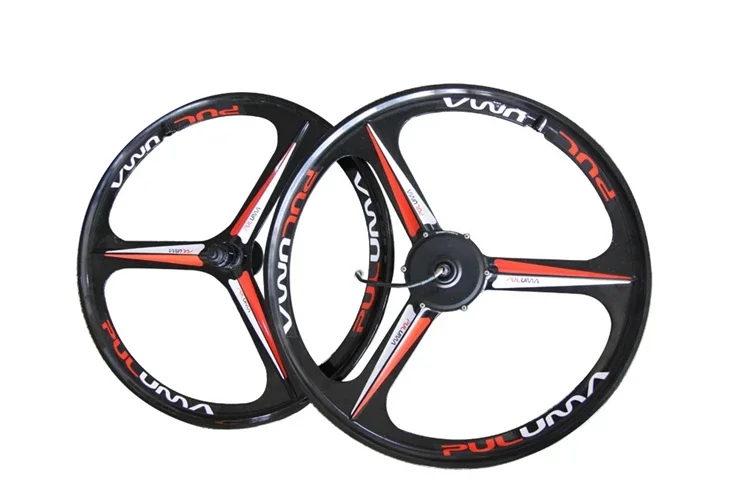 VANKEL C6 - Vélo électrique 26 pouces avec panier - Moteur arrière 250W