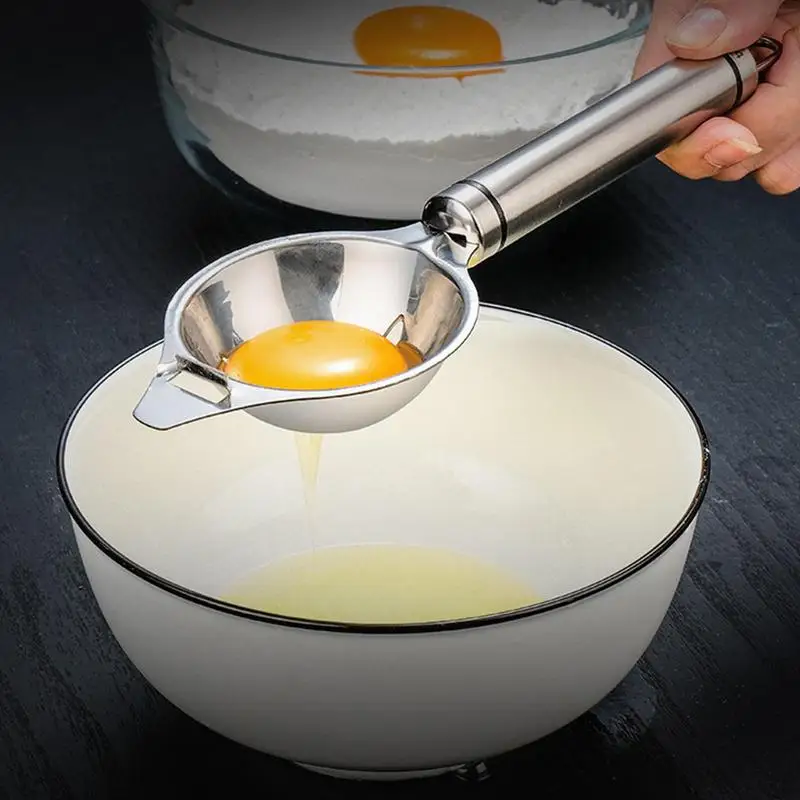 Tanio Separator jaj ze stali nierdzewnej przenośny filtr jaj białka sklep