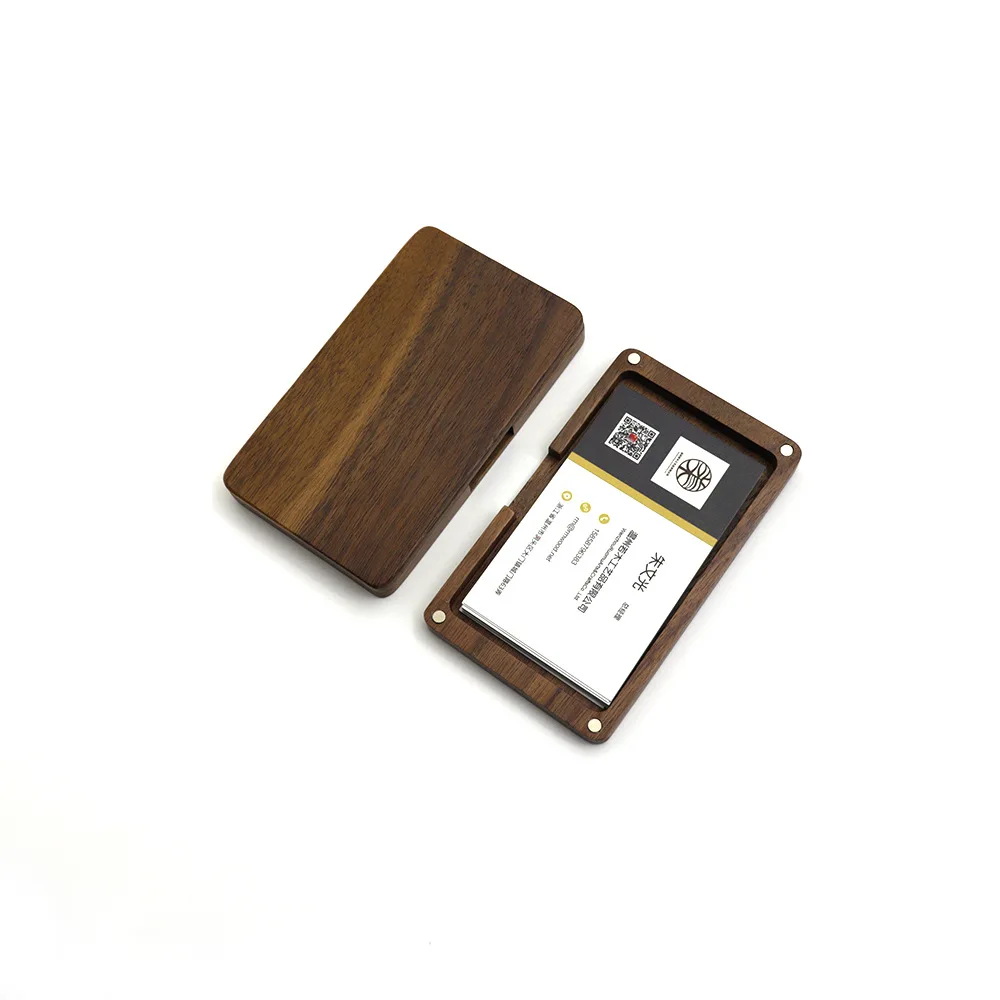 

Wooden Business Card Holder for man