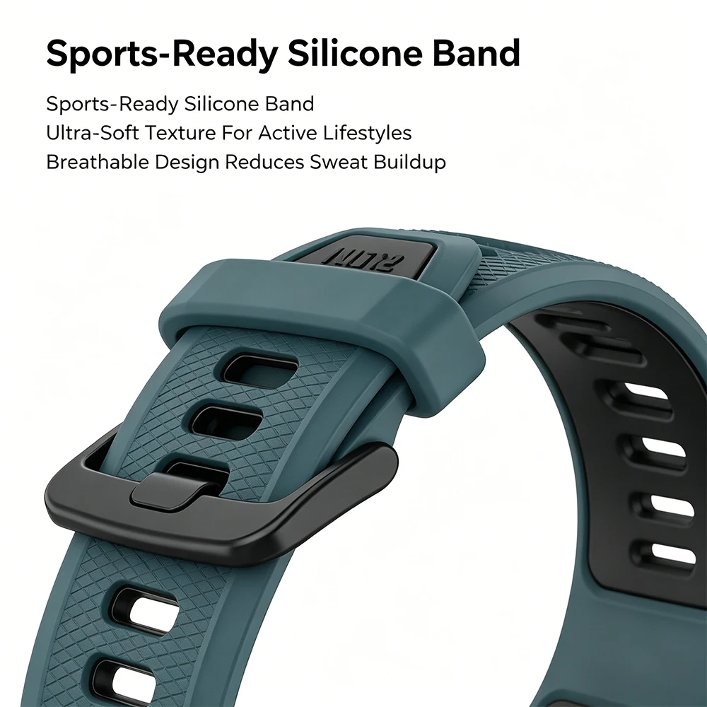 Garmin Watchband Silicone Sport Strap, 20mm/22mm