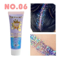 Facial&body Chameleon High Gloss Glitter Powder Long Lasting Waterproof Stage Party Glitter Eyeshadow Hair Face Body Glitter Gel 1