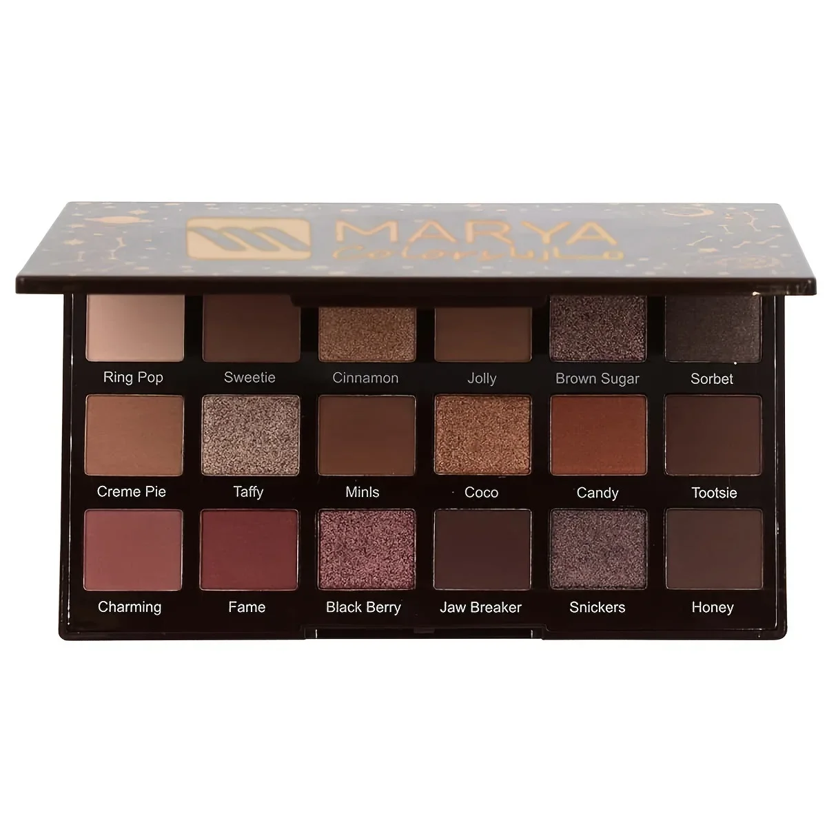 18 Color Eye Shadow Plate Natural Shimmer Matte Repair Highlight Earth Color Plate Makeup Gliter for Eyes