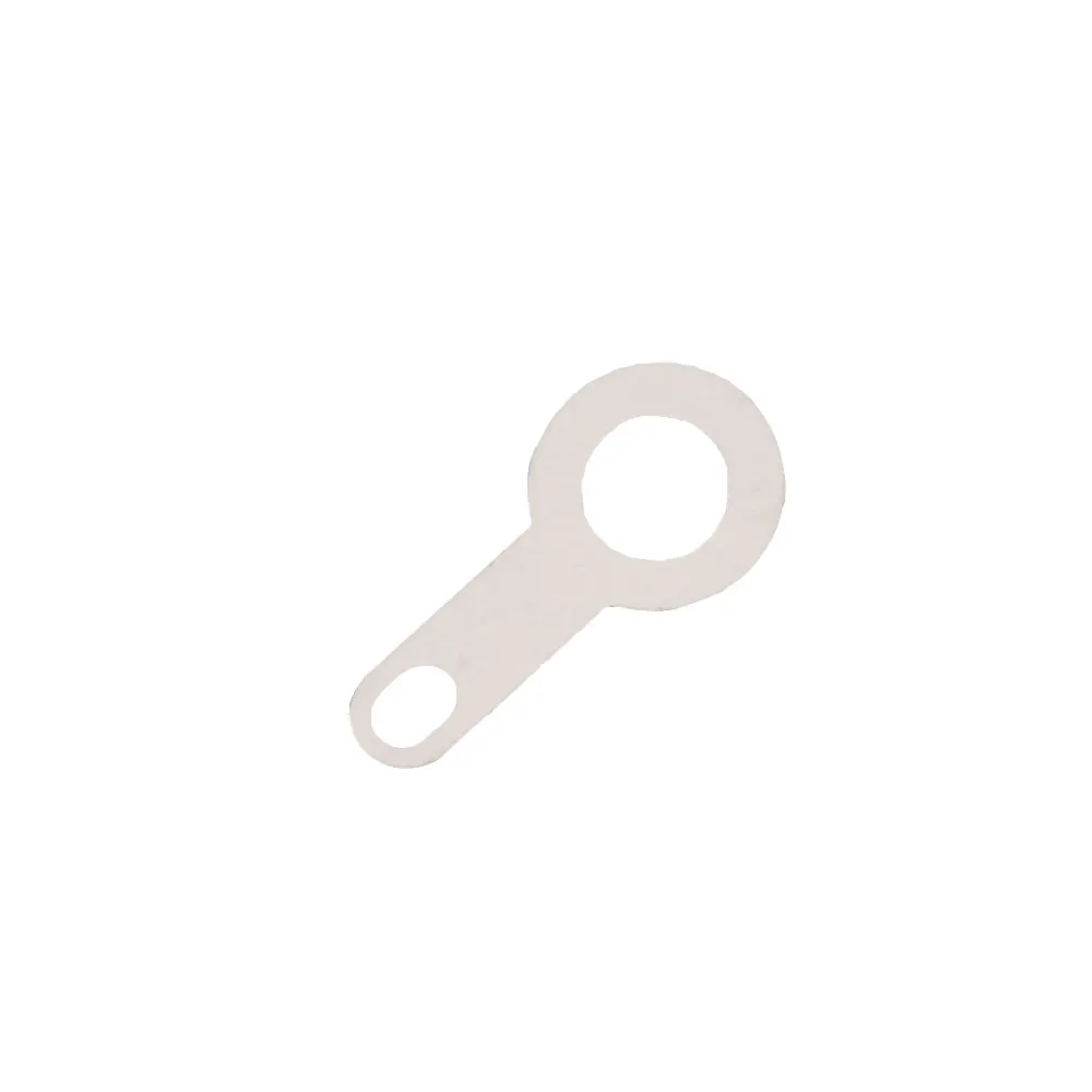 2000/1000pcs 2.2/2.7/3.2/5.2/6.2mm 인서트 플러그 스프링 터미널 PCB 솔더 러그 유형 두께 0.25mm 구리 와셔 용접 시트