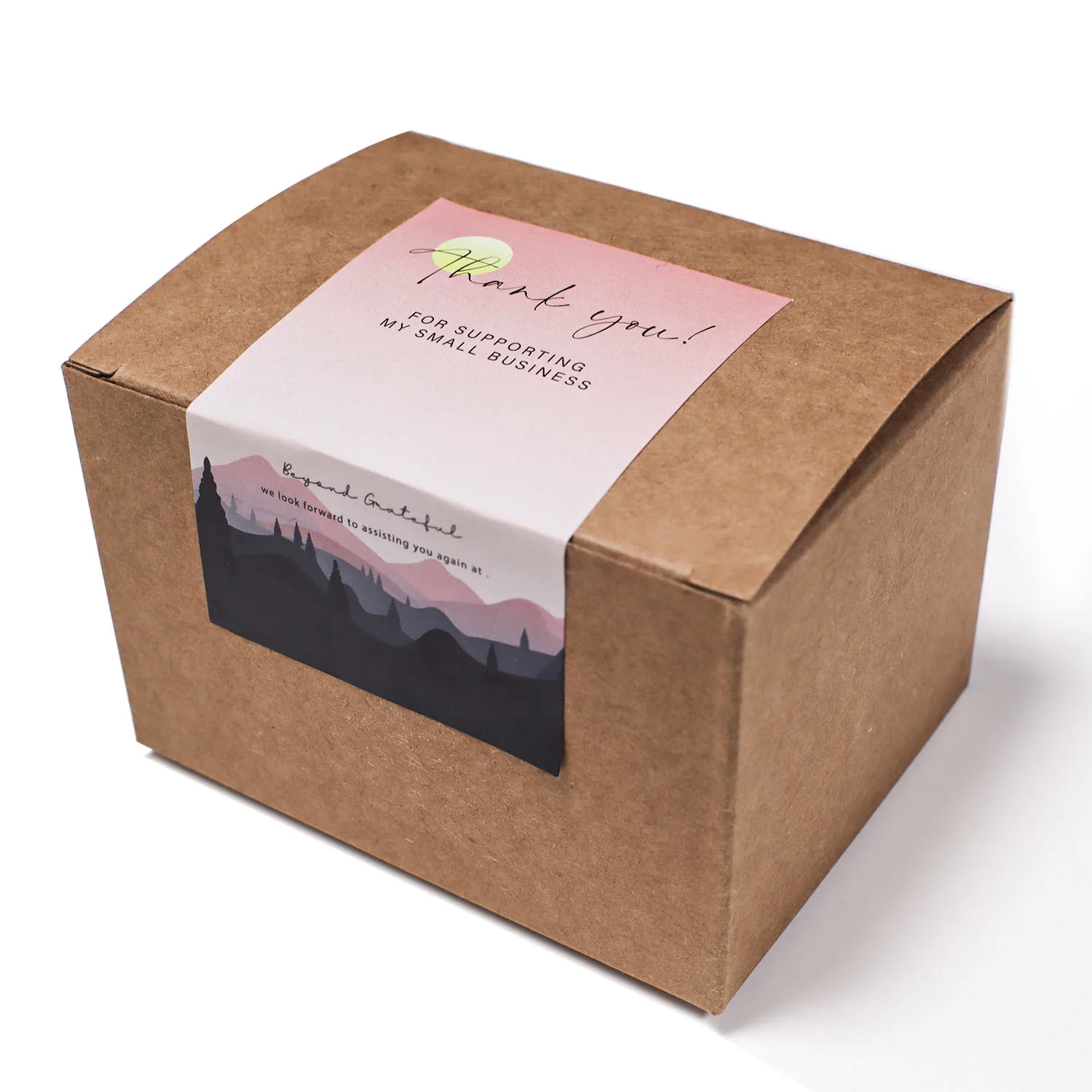 10-50 stücke danke Aufkleber 5*8cm Siegel Etiketten Rechteck Aufkleber für kleine Unternehmen Geschenk Verpackung Dekoration Versiegelung Aufkleber – Detail 5