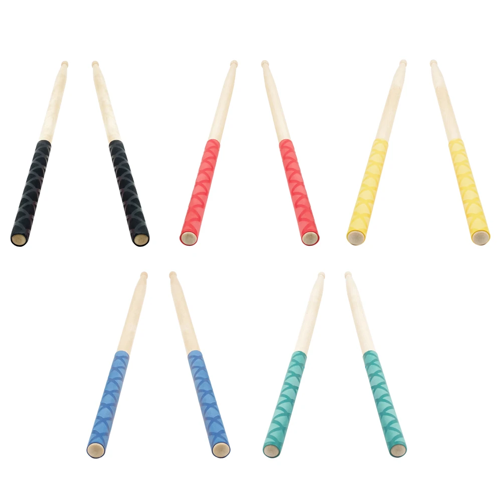 2 stücke Drum Stick Griffe Anti-slip Absorbieren Schweiß Grip Wrap Band Hohe Qualität Für 7A 5A 5B 7B Drumstick für Schlagzeuger Band Verwenden – Detail 3
