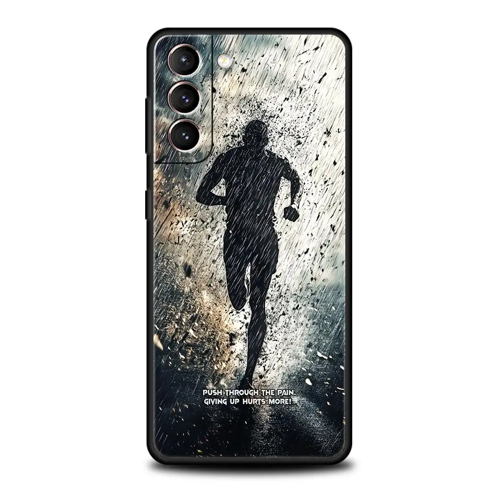 Marathon Runner Soft TPU Phone Case - Durable Cover