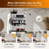 TC530 Espresso Machine with Milk Frother，Semi Automatic Coffee Machine with Grinder,Easy To Use Espresso Coffee Maker 4