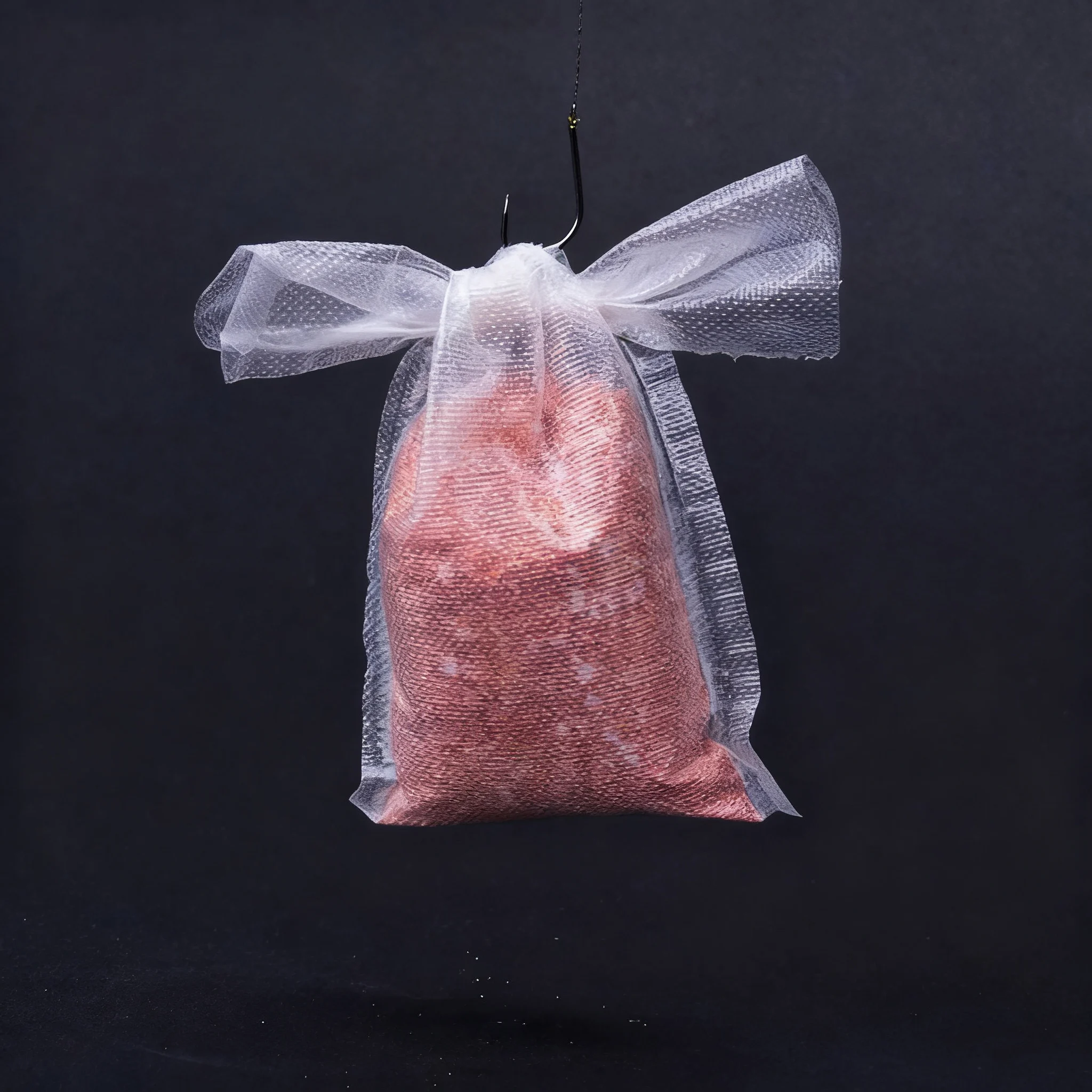 PVA Water Soluble Fishing Bait Bag 50pcs/lot Mesh Fast Dissolving Environmental Fishing Material Tackle Bait Bags Tackle