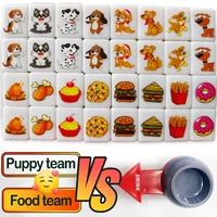 Seaside Escape Rummy Mahjong Tile Game 65 Blocks (Puppy VS Food) Tiktok Mahjong Tiles making moments with friends extra special! 1