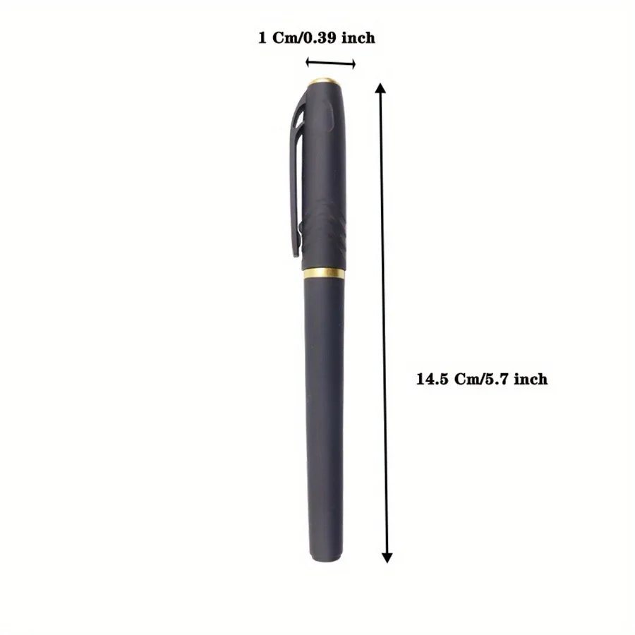 Large-Capacity Black Ink Gel Pen 1.0 Tip Bullet Calligraphy Practice Carbon Black for School Student Business Affairs 3