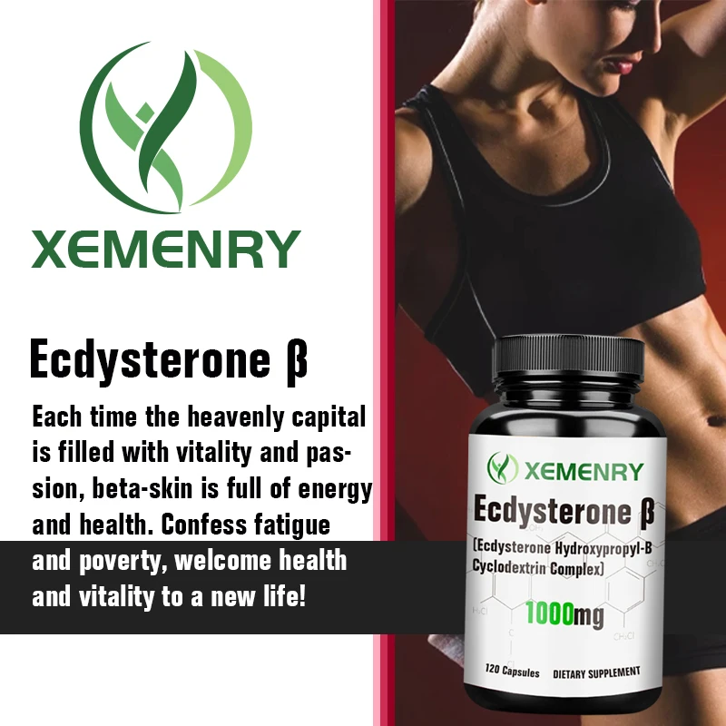 Ecdysterone Natural Anabolic Agent Increases Muscle Mass Athletic Performance and Strength muscle supplement