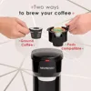 2 in 1 Coffee Brewer, Single Serve and K Cup Compatible & Ground Coffee,Compact Size Mini Coffee Maker | USA | NEW 3