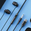 Silicone In-ear 3.5mm/Type-C Jack Wired Earphones Handsfree Sleep Headphones With Cable Earbuds In-line Control Headset With Mic 1