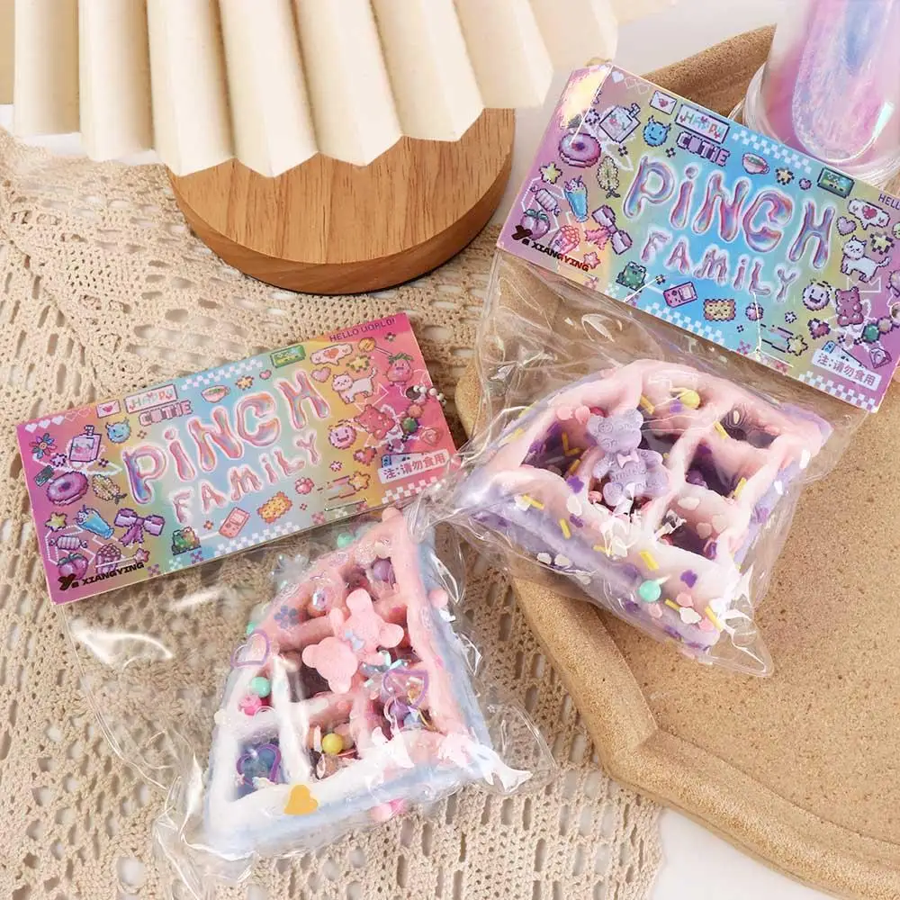 Dropshipping Fidget Toy Mini Squishy Toys Kawaii Plush Soft Cat Paw Transparent Silicone Cube Stress Relief Squeeze Toy 4