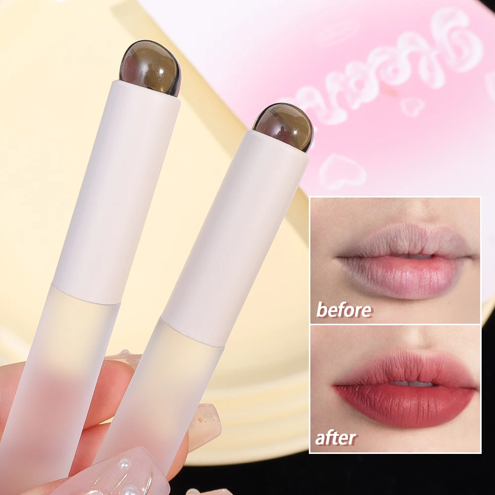 Enhanced Silicone Lip Makeup Brush - Soft Pro Lipstick Smudge Applicator