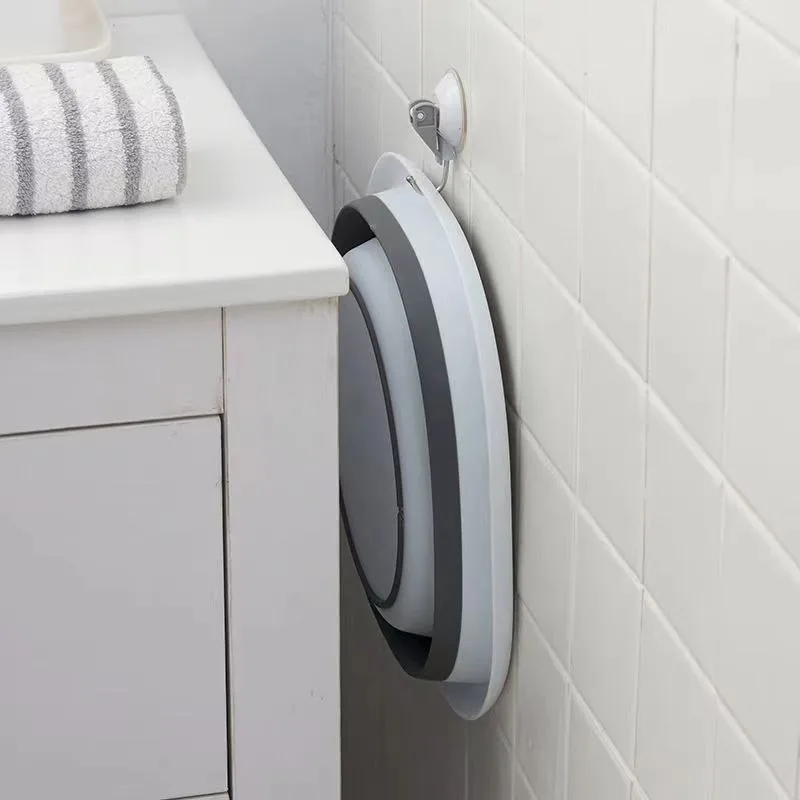 Folding Wash Basin Multi-purpose Washbasin Lightweight Hanging Collapsible Basin for Camping Sink and RV Sinks Cleaning Tool