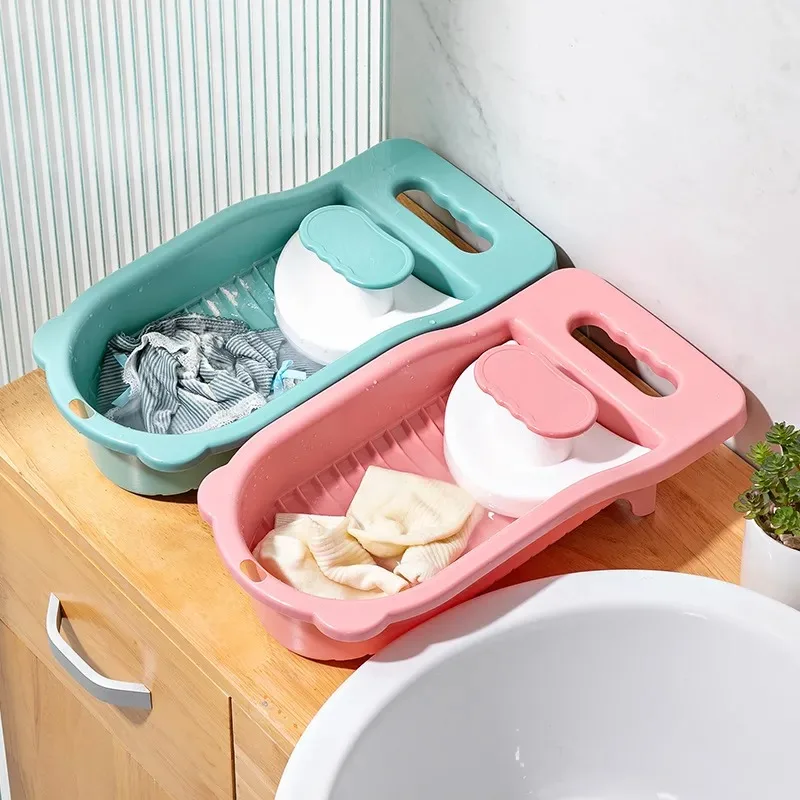 Underwear Washboard Antislip Thicken Washing Board Clothes Cleaning Laundry Cleaning Tool Bathroom Accessories Socks laundry board