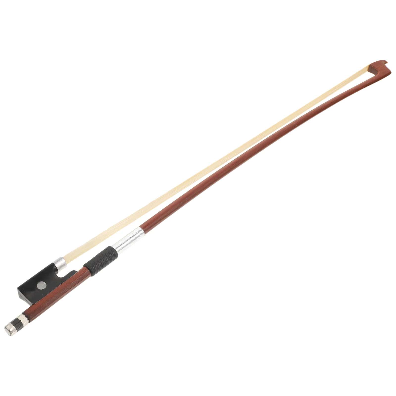 Violin Bow Performance Grade Pure Horsetail Bow Rod (1/10 1/16 Violin Black Tail Pants Universal Bow) Accessories violin bow hair violin bow brush violin bow collimator violin bow grip device
