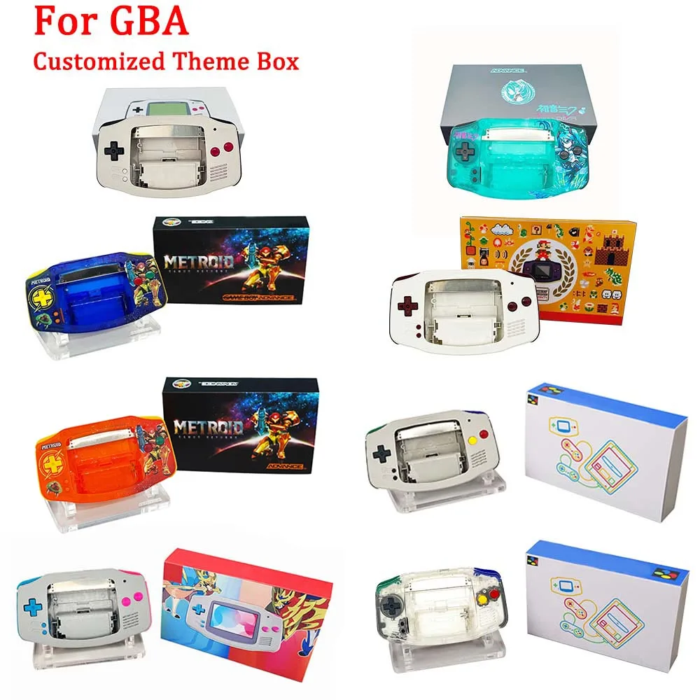 

Подарочный тематический корпус для GameBoy Advance GBA 3.0 IPS предварительно ламинированный ЖК-экран с аксессуарами