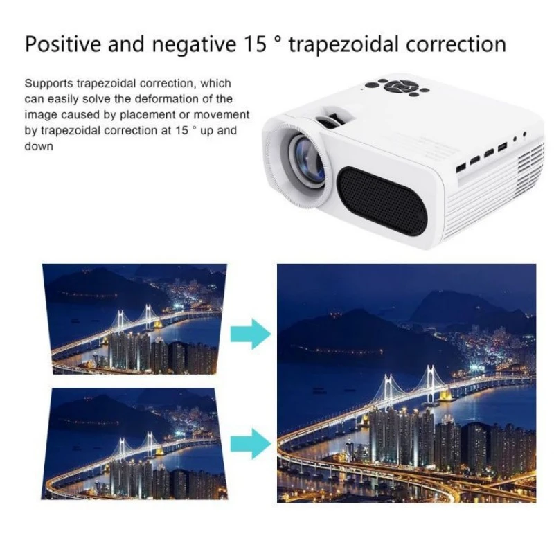 M7 4k Smart Projector 300 Ansi 1920*1080P BT4.1 Dual WiFi Android 9.0 Support 8K Video Home Cinema Outdoor Portable Projector