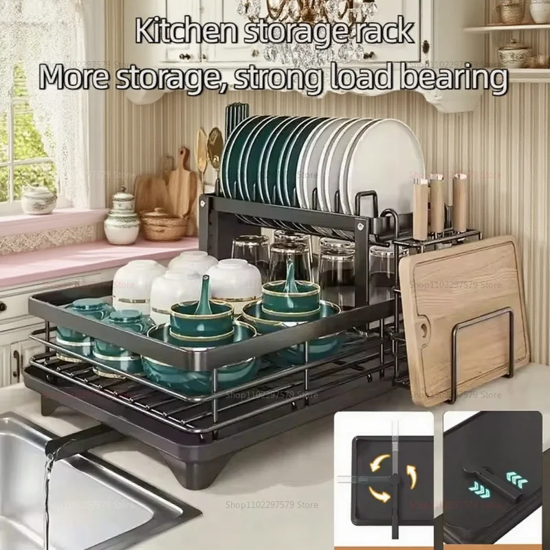 Double-Layer Kitchen Storage Rack 6