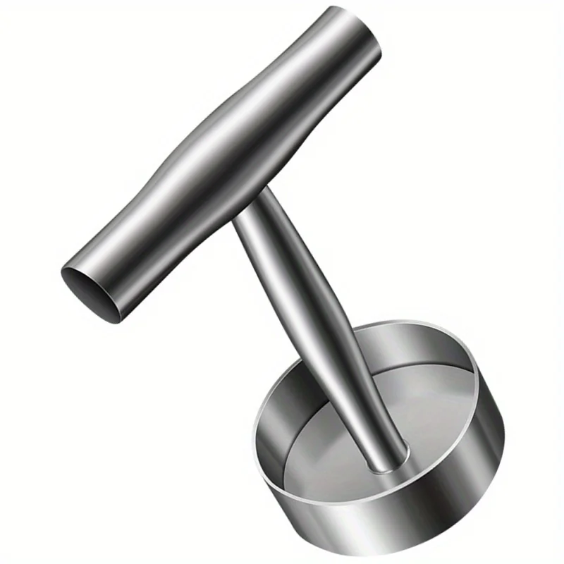 Burger Patty Press with Mold Rings-Manual Meat Press Grill Accessory for Home Use-1PC Heavy Duty Hamburger Patty Maker