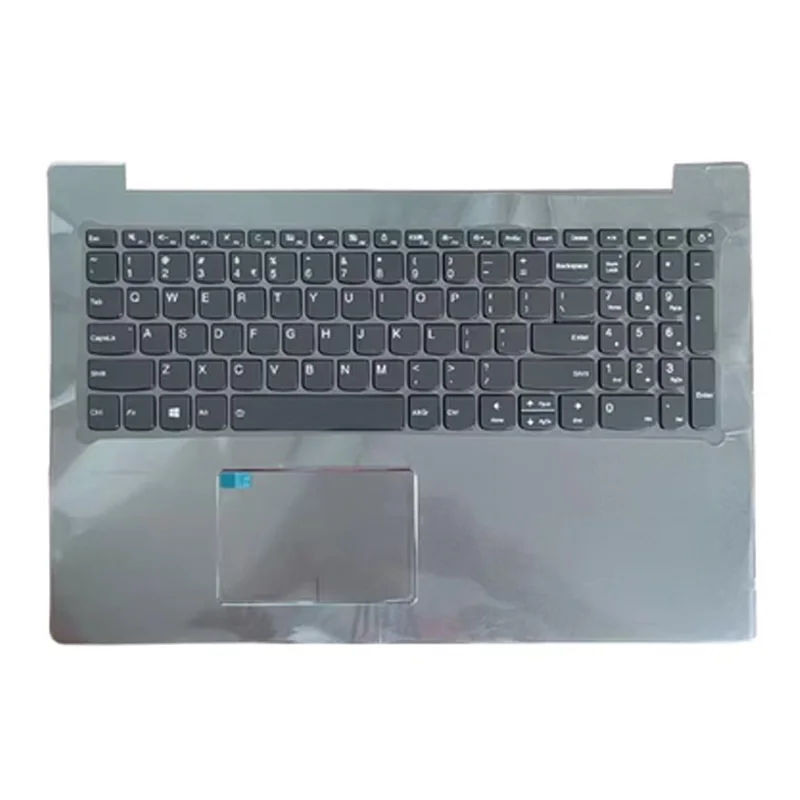 

Новая клавиатура с сенсорной панелью для ноутбука Lenovo Ideapad 520-15IKB, верхний корпус, панель с подставкой для рук, английская клавиатура