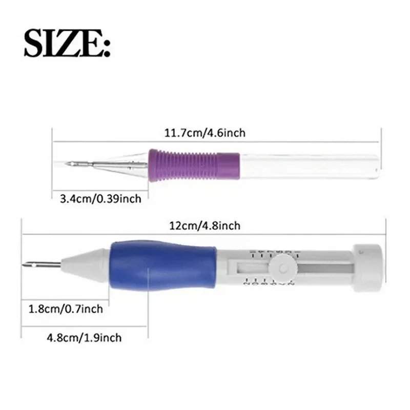 Embroidery Tool 8pcs/set Plastic Wool Felt Poke Needle Hook For Craft Crochet