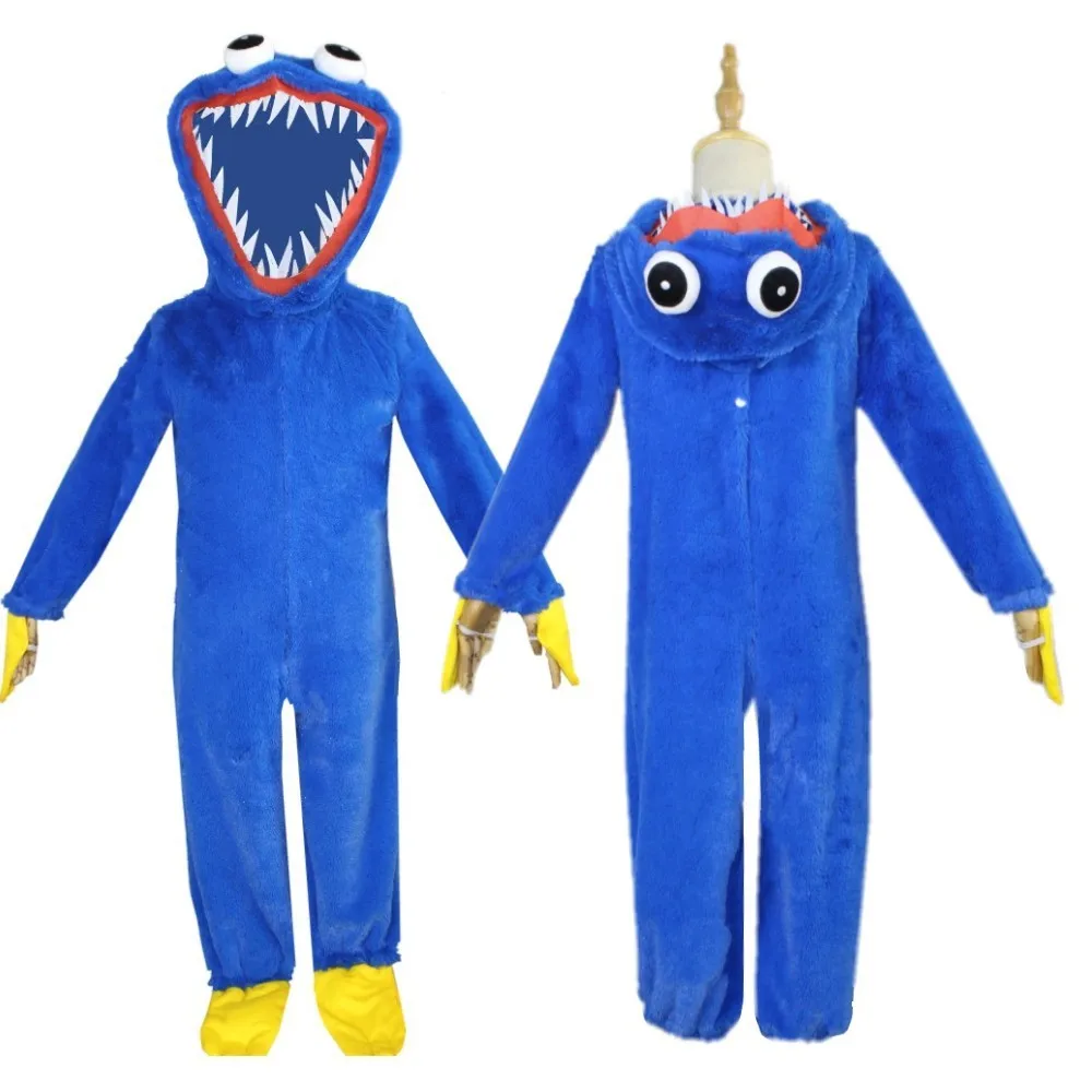 Halloween Blue Mouth Monster Role Playing Costume