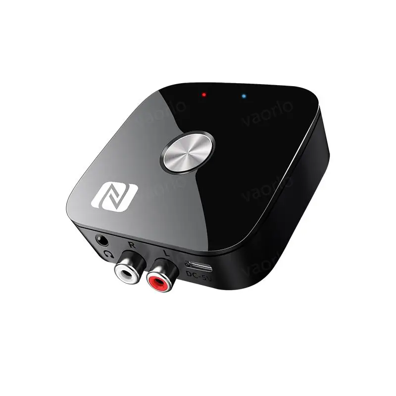 NFC Bluetooth 5.3 Audio Receiver 3.5mm AUX R/L RCA Stereo HIFI Music Wireless Ad