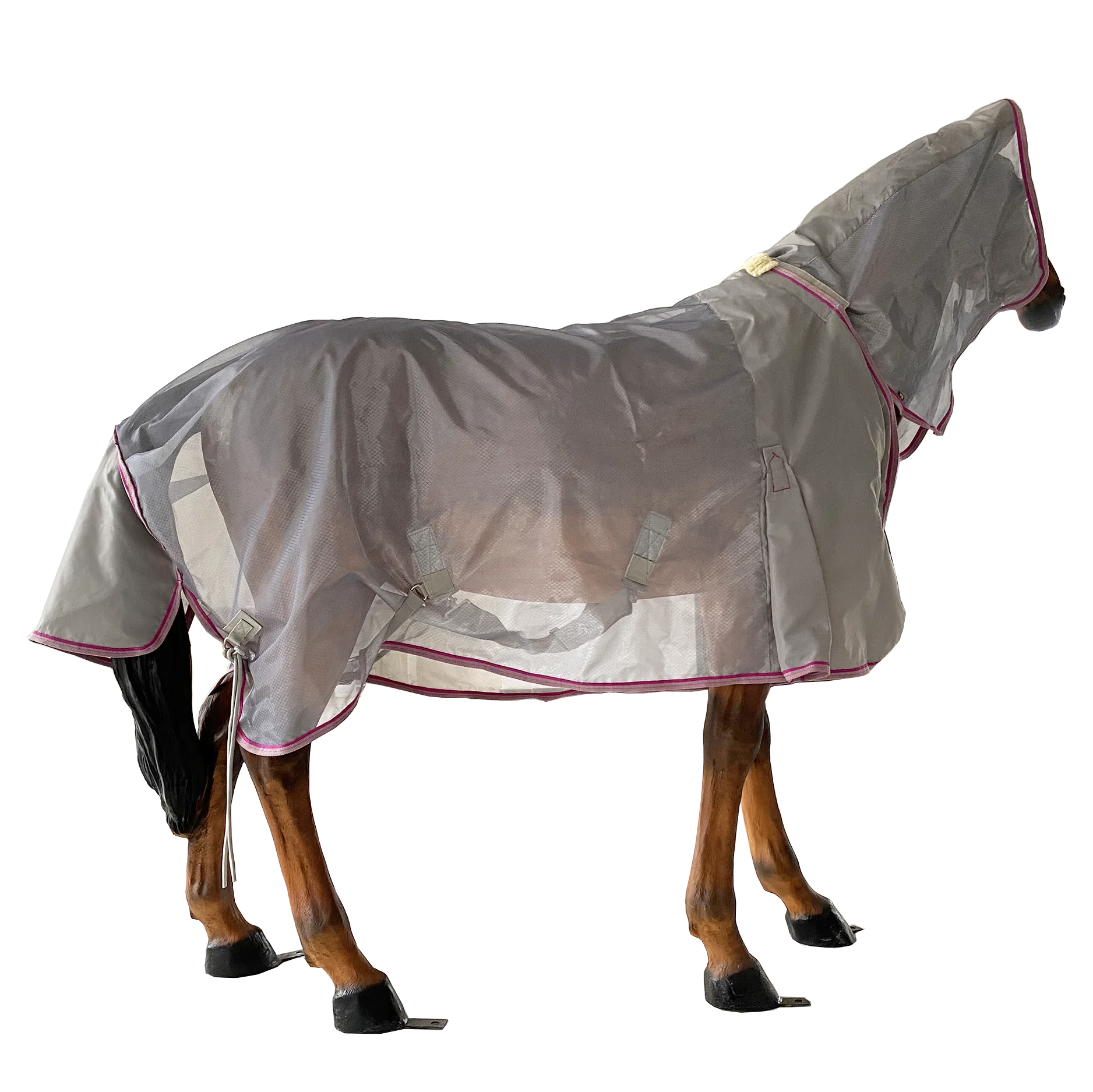 Professional Equestrian Anti-Sweat Fly Sheets Lightweight Summer Blanket Breathable Mesh Rug for Horses