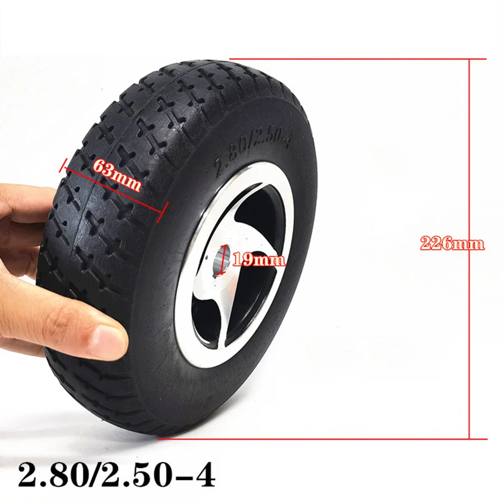 

Practical Tire Scooters Parts Equipment Exterior Parts Polyurethane Portable Repair Scooters Solid Spare Parts