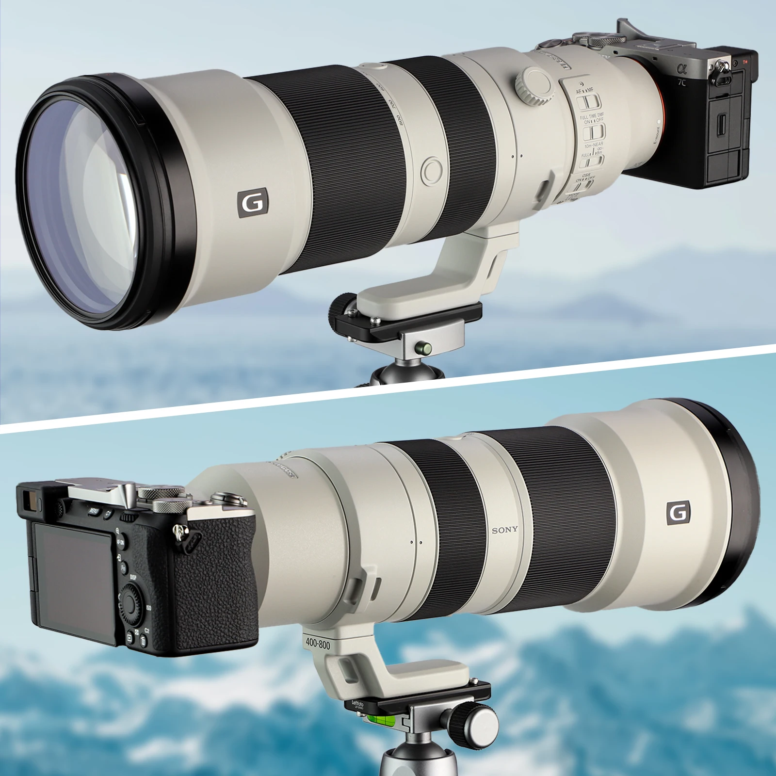 RRS　アルカスイス　FE 400mm & FE 600mm  Lenses Leofoto SF-03 Replacemet Lens Foot for SONY FE 400 F/2.8,600/4.0