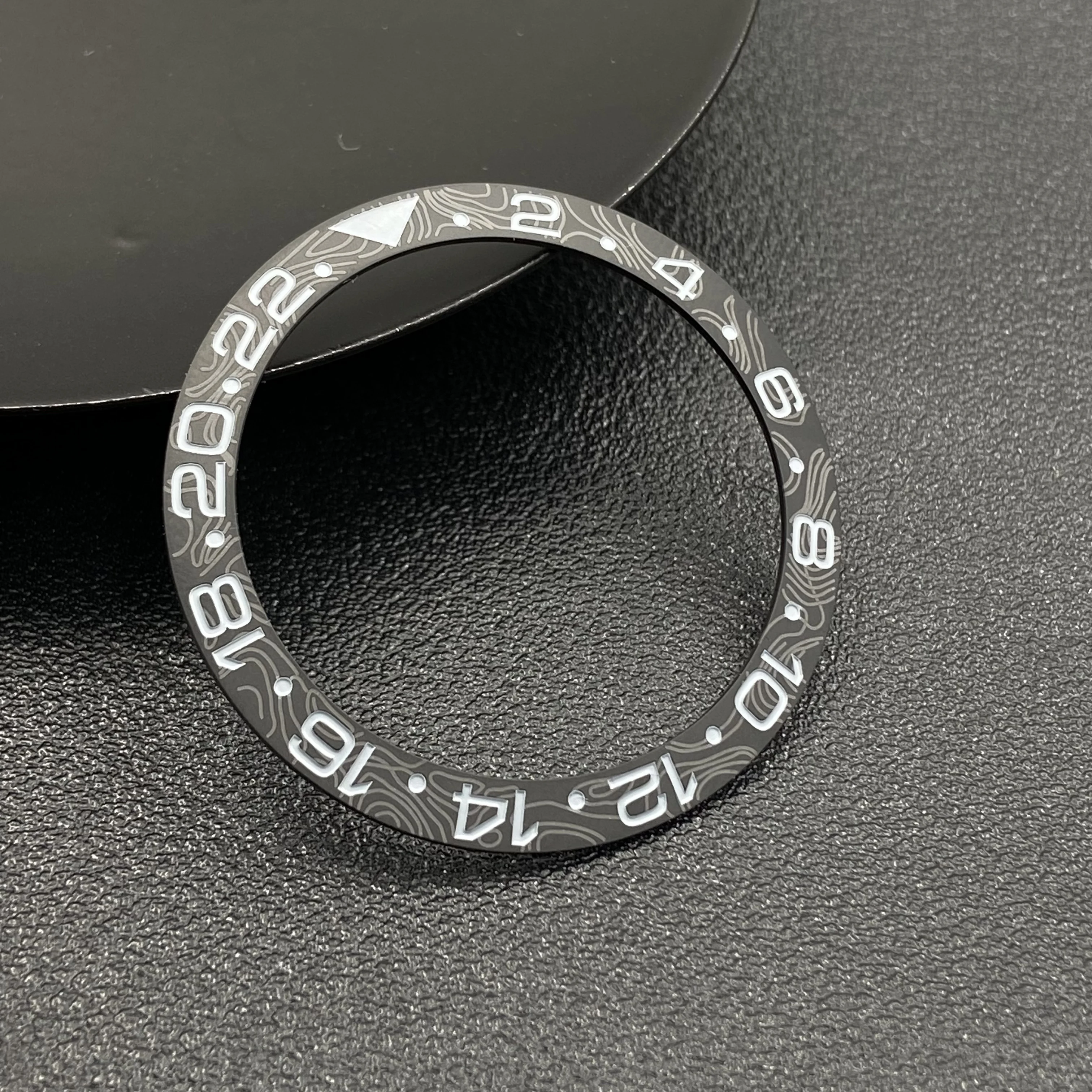 Ceramic & Aluminum Bezel GMT Diving Watch Insert for 40mm Watch Case Replacement