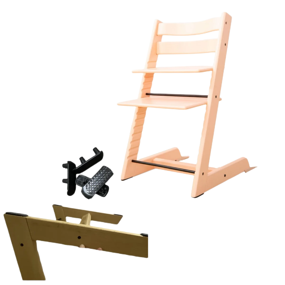 Crescita Sedia Gamba Guarnizione Bambino Stokke Protector Sedia Da Pranzo Gamba Pad Seggiolone Anti-Caduta Fessura Inferiore Accessori Per Sedie Da Pr