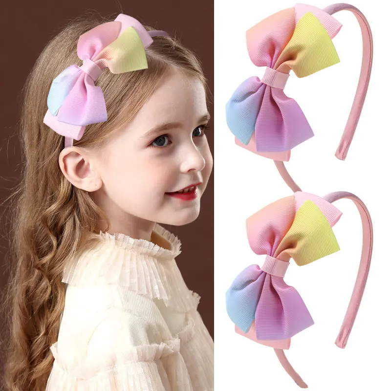 ヘアアクセサリー PRINCESS RIBBON HAIRBAND Cute Ribbon Princess Hairband Girls Boutique Bowknot