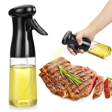 

1/2PCS Olive Oil Spray BBQ Cooking Kitchen Baking Olive Oil Sprayer Oil Spray Empty Bottle Vinegar Bottle Oil Dispenser Salad