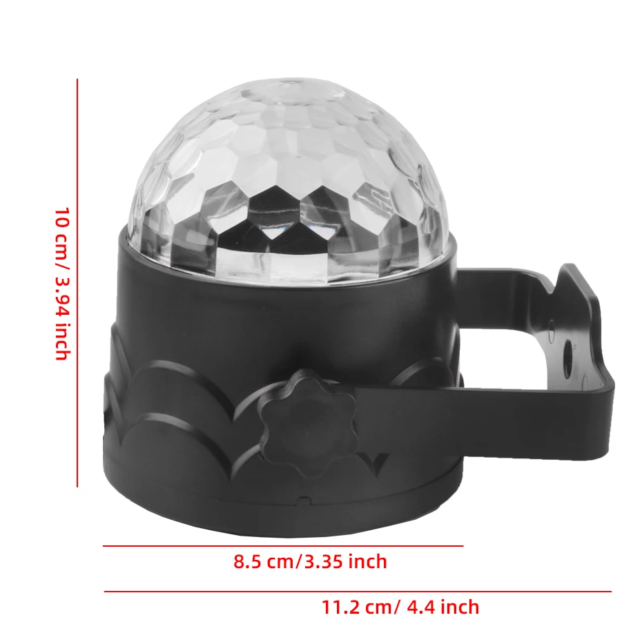 Disco Ball Light ALIEN RGB Rotating Magic Sound Activated DJ Strobe Party Wedding Dance Xmas Birthday Wedding Show Lamp