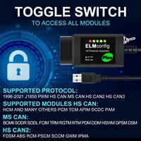For Ford FORscan USB OBD2 ELM327 V1.5 with Switch CH340 PIC18F25K80 Chip Forscan FoCCCus HS CAN And MS CAN Car Diagnostic Tool - Image 4