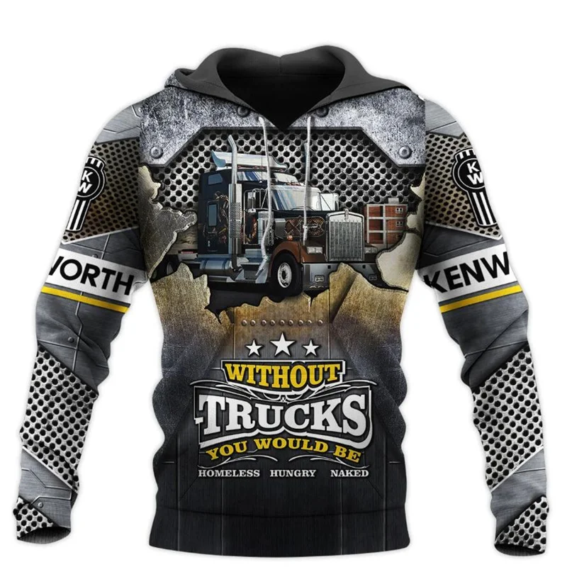 

Retro Truck Pattern 3D Full Printed Hoodie Autumn Unisex Casual Sweatshirt Fashionable Personality Zipper Hoodies DY348