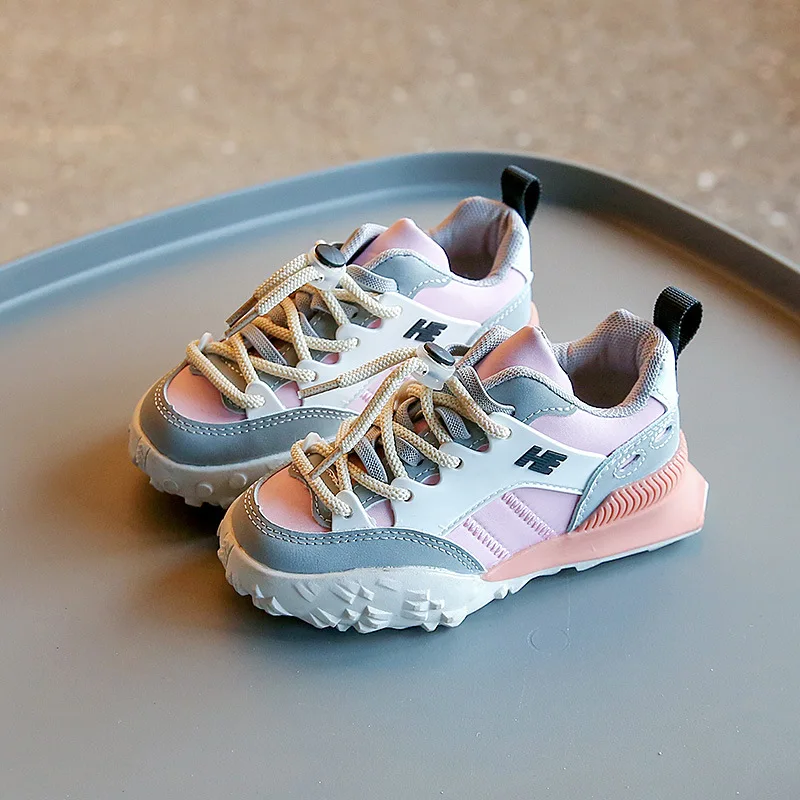 Spring Autumn Kids Sports Shoes Children Casual Shoes Boys Girls Mesh Breathable Outdoor Shoes Children Running Sneakers 21-36 3
